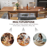 VICBARLEY Extendable Dining Table for 6-10 People,70.87''-106.4''Modern Space-Saving Wood Kitchen Table,Rectangle Folding Conference Meeting Table for Living Meeting Room Kitchen,Walnut VICBARLEY
