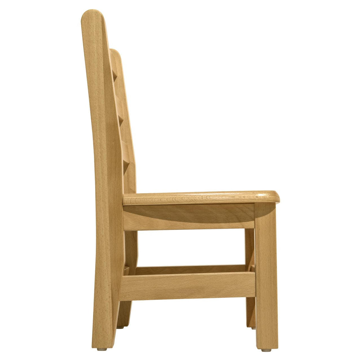 RRI Goods Kids Wooden Chair Set, Fully Assembled Youth Ladderback Wood Chairs for Children, 12" Seat Height for Ages 6-8 (Set of Two) RRI Goods