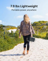 BLUETTI Portable Power Station AC2A, 204Wh LiFePO4 Battery Backup w/ 2 300W (600W Power Lifting) AC Outlets, Recharge from 0-80% in 45 Min., Solar Generator for Outdoor Camping (Solar Panel Optional) BLUETTI