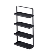 Yamazaki Home Tower 4-Tier Accessory Tray - Jewelry Holder & Storage Organizer - Steel, One Size, Black YAMAZAKI