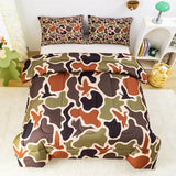CKOU CCOO Duck Camo Bedding Set Twin Size for Boys,Green Camouflage Comforter Set,Duck Hunting Bed Sets,Camo Bedroom Decor for Teens Kids CKOU CCOO
