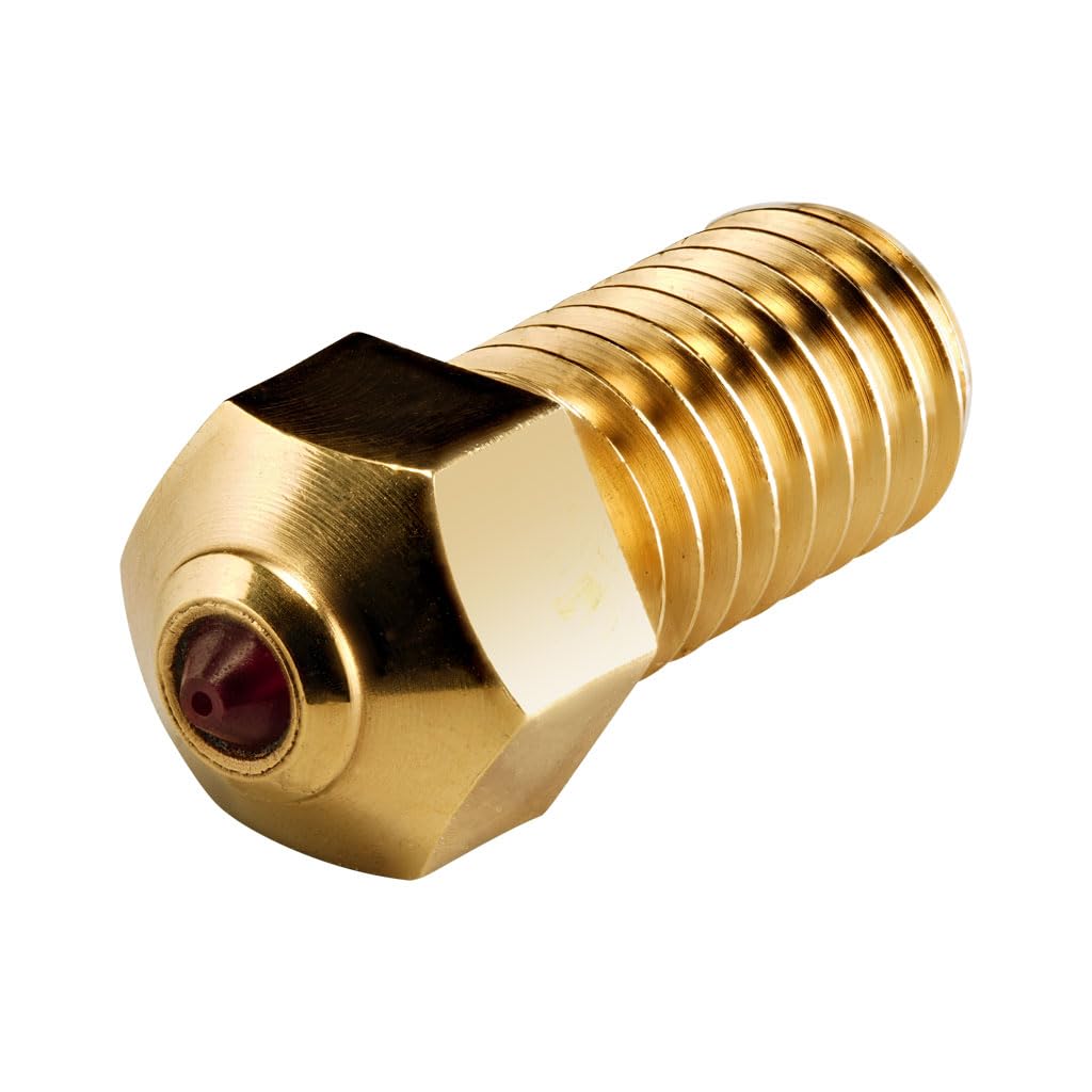 DUROZZLE Ruby Nozzle 0.4mm for AnkerMake M5 / M5C 3D Printer, Hardened & Abrasion Resistant for Precision Additive Manufacturing (AKM, 0.4mm) - WoodArtSupply