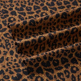 LifeTB Leopard Cheetah Printed King Sheets Set, Cooling Soft Microfiber Brown Leopard Bedding Sheets with 16" Deep Pocket, 4 Piece Vintage Animal Cheetah Pattern King Size Bed Sheets & Pillowcases LifeTB