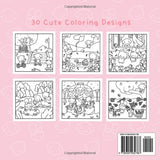Fluffy Hearts: A Year of Cuteness Coloring Book: Cute Coloring Book for Adults and Children: Fun For Relaxation and Stress Relief. - Perfect Gift Idea! Majosta