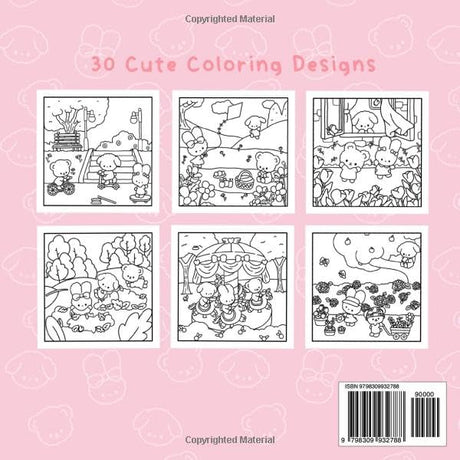 Fluffy Hearts: A Year of Cuteness Coloring Book: Cute Coloring Book for Adults and Children: Fun For Relaxation and Stress Relief. - Perfect Gift Idea! Majosta