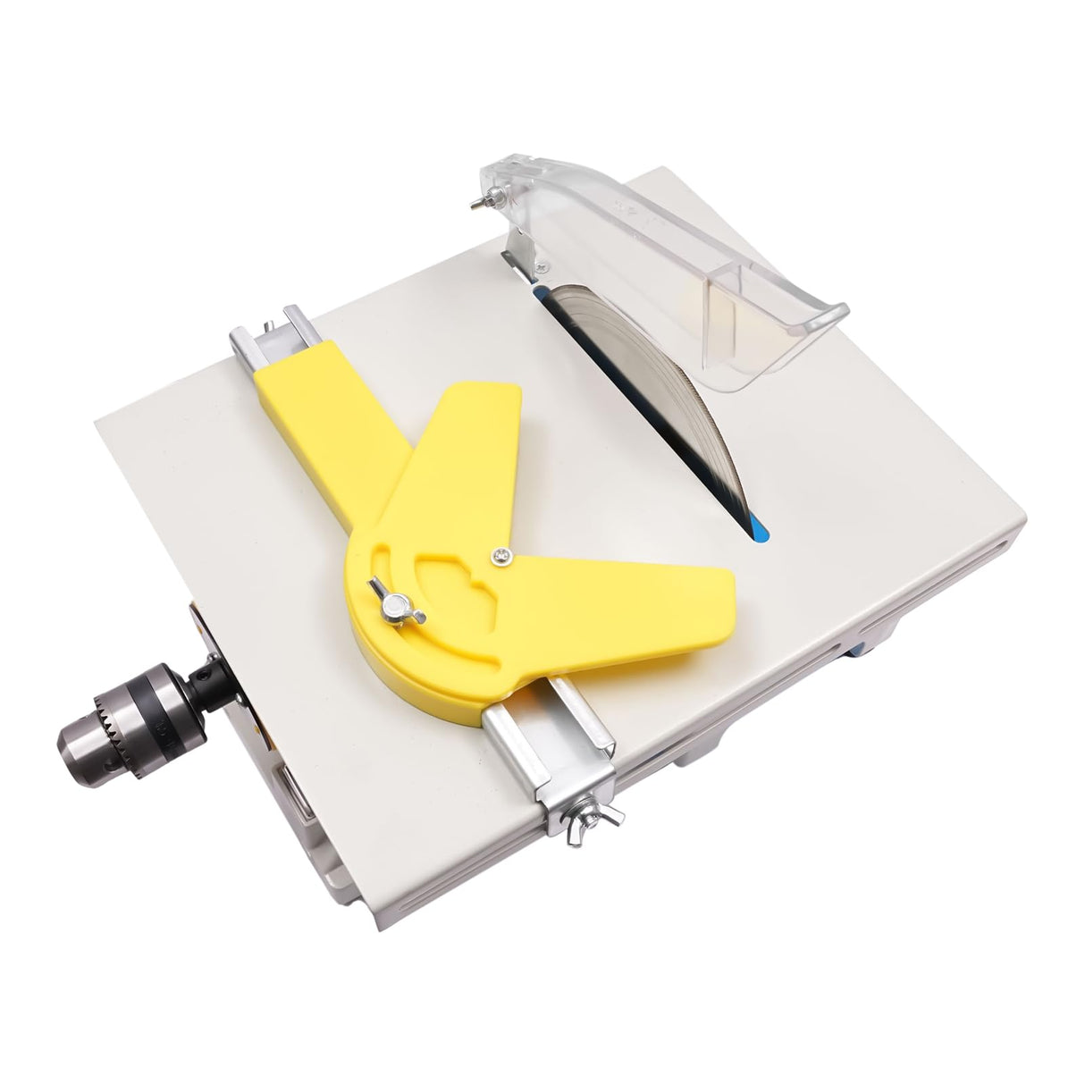 110V Multi-function Mini Table Saw, 750W Portable High Precision DIY Woodworking Cutter Handmade Tool,1000-10000RPM Electric Benchtop Table Polisher Grinder Saw Cutting Machine for Gem Jewelry Rock MUSESPANI