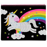 Sticker by Number Unicorns, Kittens, & More For Kids: 15 Pictures Include Kitten, Unicorn, Narwhal, Penguin, Owl, Flamingo and more! Lodi Publishing