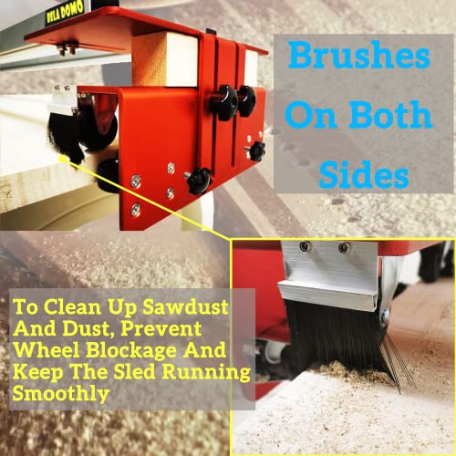 Router Sled,3 Axis Adjustable,Slab Flattening Mill,Slab Jig-Restricted Position,Router Sled for Woodworking BELA DOMO