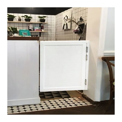 Cafe Door Swinging Door Pine Wood Saloon Door Includes Hinges for Kitchen Shop Entrance Partition Pub, Painted Finished (35.3x23.6in)