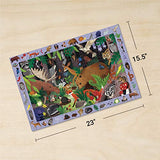 Mudpuppy Woodland Forest — 64 Piece Search & Find Puzzle Jigsaw Puzzle Featuring Diverse Woodland Animals and Over 40 Hidden Images to Find for Ages 4+ Mudpuppy