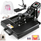 Whubefy Heat Press Machine 15x15 with Fully Slide Out Drawer, 1200W Heat Press Machine for T Shirts Printer, Heat up Fast&Even, Sublimation Shirt Press Machine for Mouse Pad, Pillow, Coaster, Puzzles Whubefy