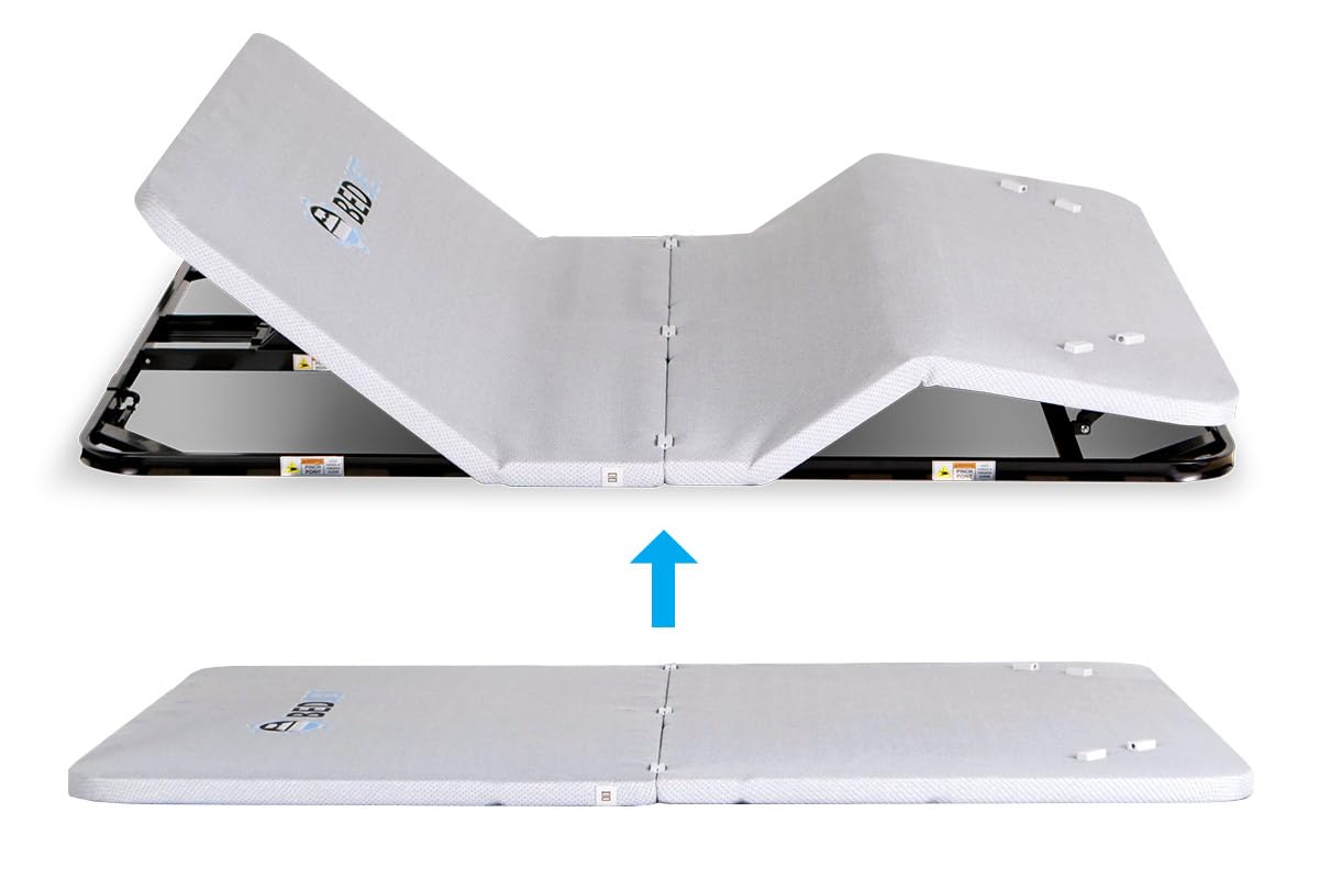BedJet Adjustable Bed Frame - New Technology - Ultra-Slim 1.75" Thick Zero Clearance Legless Design for Any Bed Including Platform & Storage beds - Zero Gravity, Anti-Snore (Split King Frame Only) BedJet
