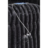 Signature Design by Ashley Higgesbee Modern Power Recliner with USB Port and Pillow-Top Armrest, Black
