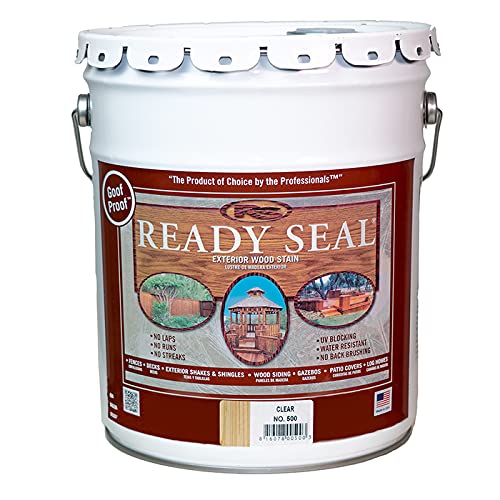 2-Pack of 5 gal Ready Seal 500 Clear Exterior Stain & Sealer for Wood Ready Seal