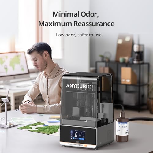 ANYCUBIC 3D Printer Resin, Odorless Standard Photopolymer Resin, High Precision and Low Viscosity, Fast UV-Curing ABS Like Resin for 8K/10K/14K LCD 3D Printing (Black, 1kg) ANYCUBIC