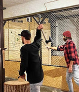 WICING Throwing Axes 3 Pack, 16.2-inch Throwing Tomahawks High Carbon Steel & Wooden Handle, for Axe Throwing Recreation and Competition WICING