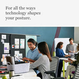 Steelcase Series 1 Office Chair - Ergonomic Work Chair with Wheels for Carpet - Helps Support Productivity - Weight-Activated Controls, Back Supports & Arm Support - Easy Assembly - Graphite, Light Steelcase