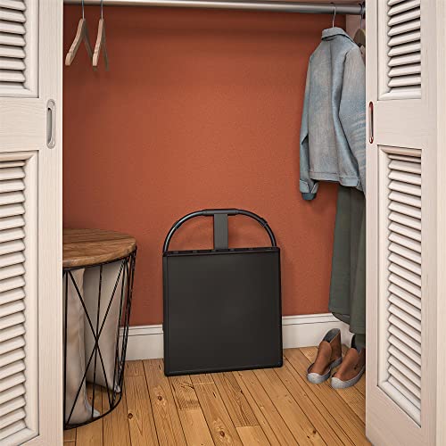 CoscoProducts Multi-Functional Personal Activity Table, Adjustable Height, Portable Workspace, for Snacking & Homework, Compact Fold, Space Saving, Black Cosco