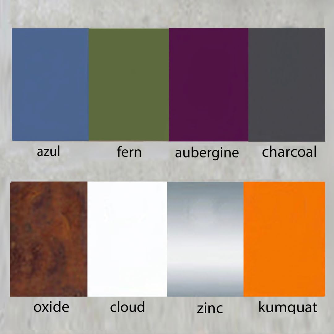 TERRA TRELLIS Ina Modern Wall Trellis for Outdoor Plants | Garden and Home Climbing Vines Wall Trellis | Modern, Steel & Durable | Large (Oxide) Terra Trellis