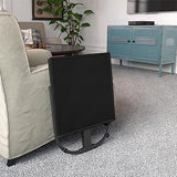 CoscoProducts Multi-Functional Personal Activity Table, Adjustable Height, Portable Workspace, for Snacking & Homework, Compact Fold, Space Saving, Black Cosco