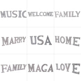 Extra Large Wood Decor Letters Wood Distressed White Letters DIY Block Words Sign Alphabet Free Standing Hanging for Home Bedroom Office Wedding Party (M) N\A