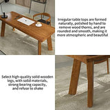 SXXjiaju Desk / 55 inches,Solid Wood Desk Classical Style Home Office Desks/New Chinese Style Computer Table/Wooden Desk/Brown Desk SXXjiaju