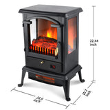 VOLTORB Freestanding Portable Electric Fireplace Heater Stove w/Remote Control VOLTORB