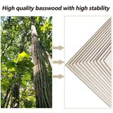 12 Pack Basswood Sheets 1/8 inch, 3mm Basswood for Laser Cutting, 12 x 12 inch Wood Slabs for Crafts, DIY Architectural Models Making, Wood Engraving, Staining Le Shang