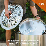 Solo Stove Yukon 2.0, 27 Inch Smokeless Fire Pit with Removable Ash Pan - Wood Burning Portable Stainless Steel Outdoor Fireplace, Stainless Steel, Ideal for 6 or More People, 38 lbs Solo Stove