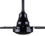 48" Black Industrial Ceiling Fan – High-Performance DC Motor – Wall Control – Ideal for Gyms, Studios, Shops & Commercial Spaces Canarm