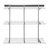 Rubbermaid Fasttrack Rail Storage 36"x12" 3-Shelf Kit, 350 lbs. Per Shelf, for Home/Garage/Shed/Workshop Organization Rubbermaid