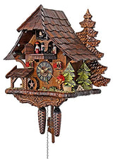 Engstler Quartz Cuckoo Clock - The Successful Fisherman Engstler