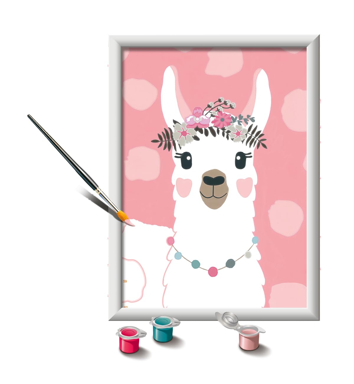 Ravensburger CreArt No Drama Llama Paint by Numbers Kit for Kids - Painting Arts and Crafts for Ages 7 and Up Ravensburger