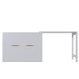 Merax Twin Size Murphy Cabinet Bed with Adjustable Position Desk, Murphy Chest Dresser Bed with Foldable Cushion for Guest Room, Apartment and Small Space Merax