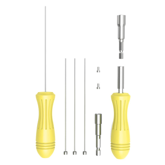 Imdinnogo Hotend Cleaner A Must-Have Tool for Clear 3D Printer Extruder Clog: 4Pcs 1.5x150mm Hotend Cleaner 2Pcs Sleeve for Ender 3 Series Prusa MK3 MK4 and Other FDM Printers Bczamd - WoodArtSupply