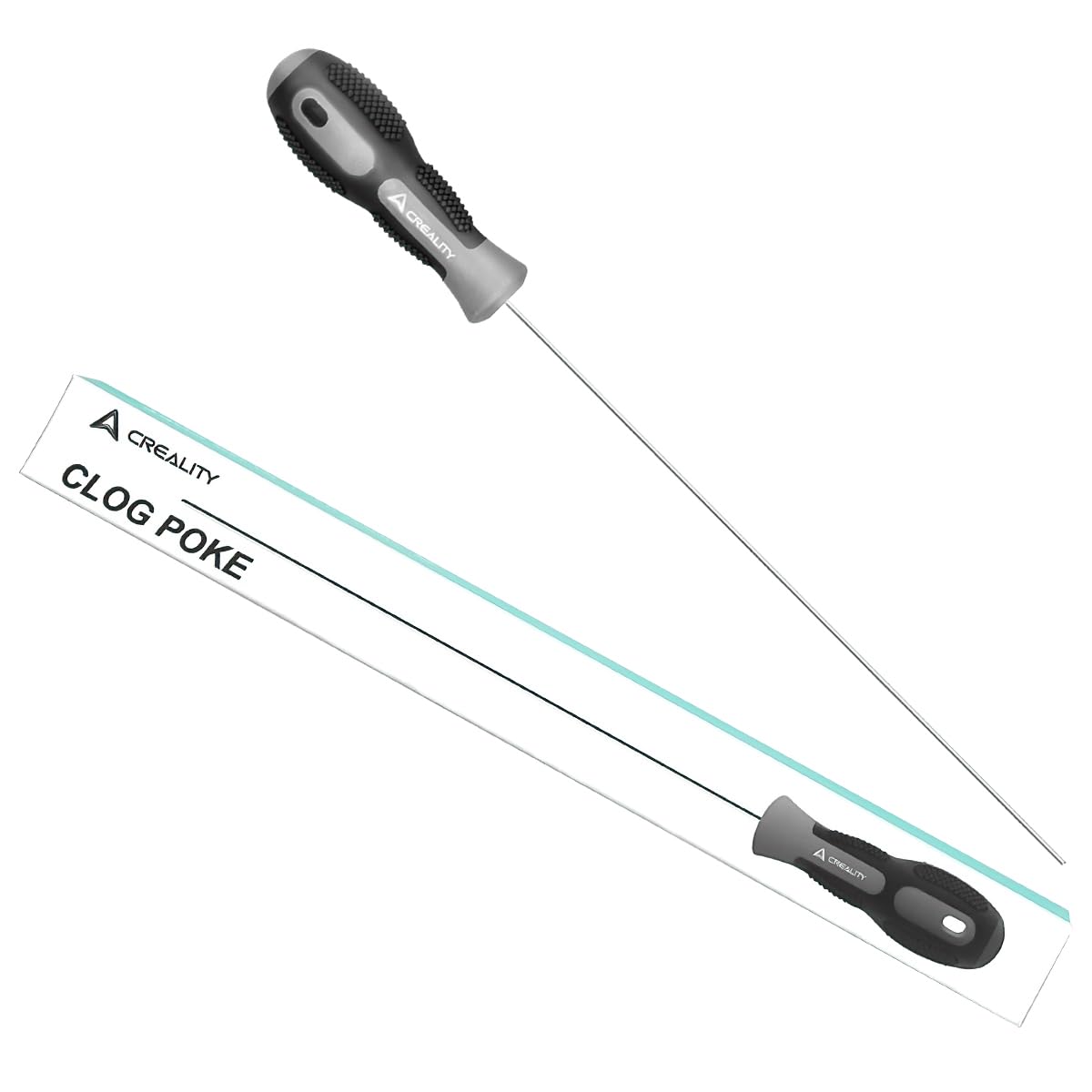 Creality Clog Poke, 3D Printer Nozzle Cleaning Kit for 1.75mm Filament Nozzles Φ1.5mm Needle with Arrow Tip Clean More Thoroughly, 210mm Prolong&Hight Hardness Cleaning Hotend Without Disasse - WoodArtSupply