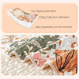 Whale Flotilla Patchwork Quilt Twin Size, Extra Soft Boho Floral Bedspreads for Bed Reversible Lightweight Twin Quilt Bedding Set Printed Coverlets with 1 Pillow Sham for All Seasons, Orange Whale Flotilla