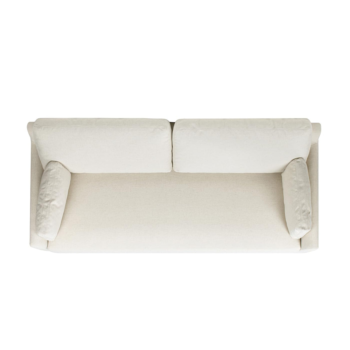 Jennifer Taylor Home Pasadena 75.5" Modern Farmhouse Sofa, Flax White Linen Jennifer Taylor Home