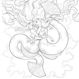 Oceans to Stars: An Astrology Art & Coloring Book (Dover Adult Coloring Books) WoodArtSupply
