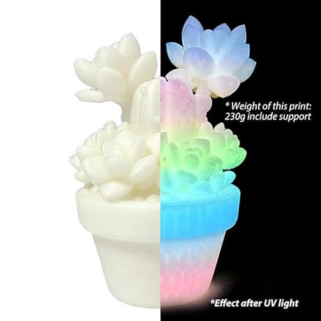 Glow in the Dark Gradient Rainbow 1.75mm PLA Filament, Luminous Rainbow Vibrant Bright 3D Printer Filament, 0.25kg 250g Small Spool 3D Printing PLA Filament Rod Toksen3D