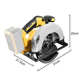 Cordless Circular Saw for DEWALT 20V MAX Battery, 7-1/4 Inch Brushless Power Circular Saws, 0-50 Degree Bevel Capability, Lightweight with 2 Blades for Woodworking, Stone & Plastic, Bare Tool Only searvgrh