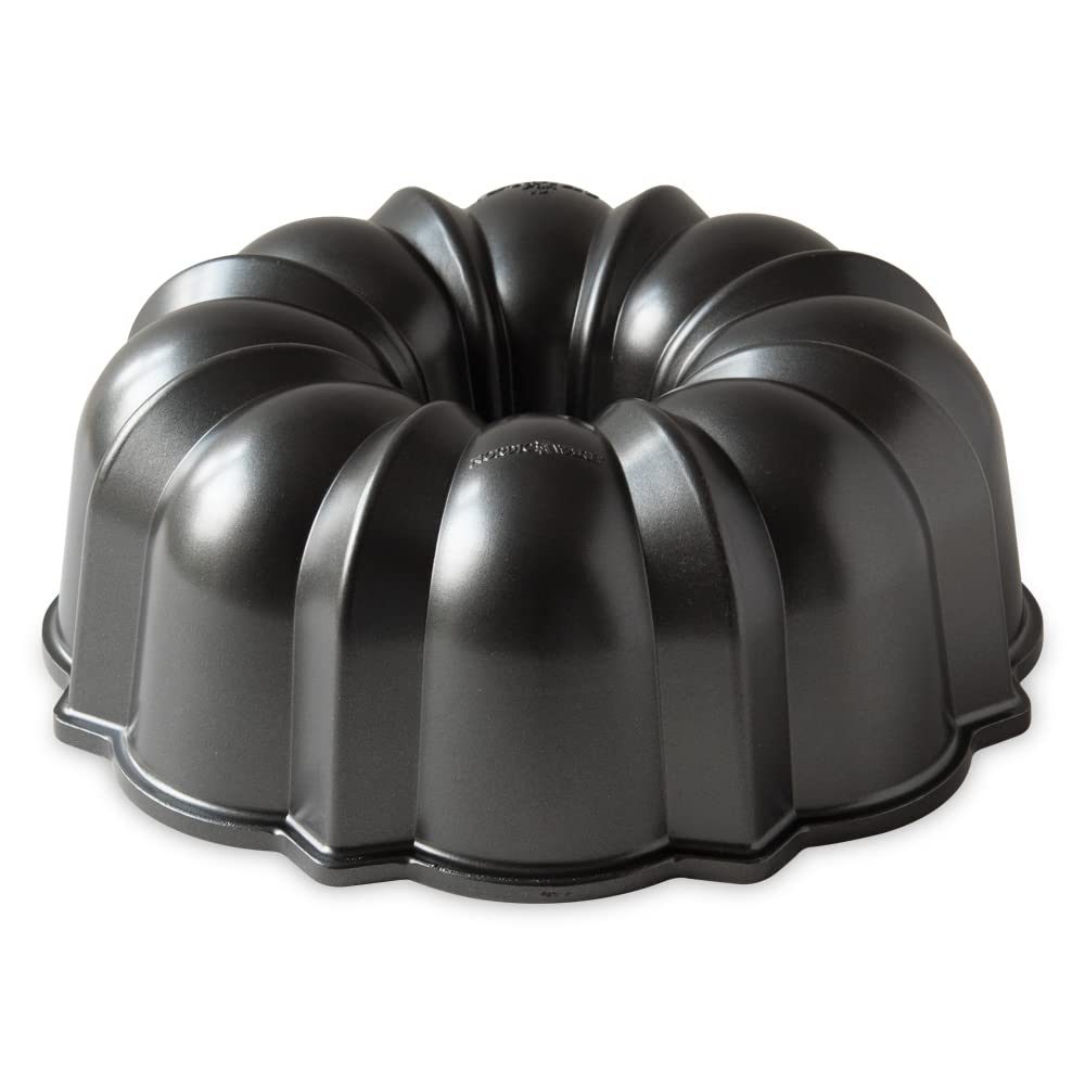 Nordic Ware Pro Cast Original Bundt Pan, 12 Cup, Grey Nordic Ware