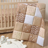 The Peanutshell 3 Piece Baby Crib Bedding Set for Boys & Girls - Newborn, Infant & Toddler Nursery Bed Set Decor with Fitted Crib Sheet, Dust Ruffle, Crib Comforter - Boho Celestial The Peanutshell