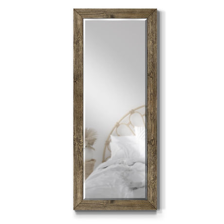 Wexford Home Barnwood Wood Full Length Mirror - Distressed Tonal Walnut (AR2-L05S) WEXFORD HOME