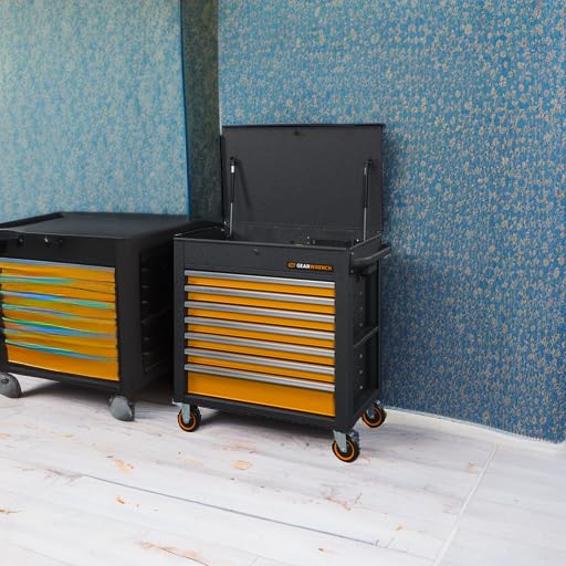 GEARWRENCH 35" 7 Drawer GSX Series Rolling Tool Cart with Tilt Top - 83246 GEARWRENCH