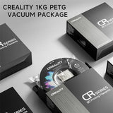 CREALITY PETG Filament 1.75mm 3D Printer Filament, 1kg (2.2lb) Neatly Wound Spool, Dimensional Accuracy ±0.03mm, 2024 Latest Batch, Fit for Ender, Bambu Lab, Anycubic,ELEGOO FDM Printers, Black Creality