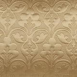 Cambridge Classic Luxury Bedding | Golden Bronze Solid Color Polyester Satin | Elaborate Damask Quilting | 2 Piece Bed Set Includes Twin Bedspread and Standard Pillow Sham | Also Fits Twin XL Beds Touch of Class