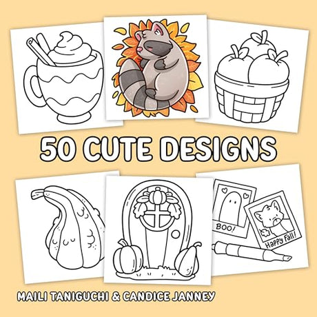 Fall Vibes: Bold and Easy Coloring Book for Adults, Teens, and Seniors with Simple and Relaxing Autumn Designs (Bold and Easy Coloring Books) WoodArtSupply