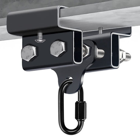 BeneLabel Punching Bag Hanger for Beam, Heavy Bag Mount, Heavy Duty Boxing Bag Mount with Carabiner, Adjustable and Stable Heavy Bag Bracket for Home Gym, 900LB Capacity BeneLabel