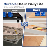 HOMEDANT House White 5-Tier Metal Boltless Rolling Cart Shelf Rack Casters Heavy Duty Wheel Shelving Unit Adjustable Storage Shelves Organizer Shelf Kitchen Garage 48.1" W x 18.5" D x 75.4" H 1Pack HOMEDANT